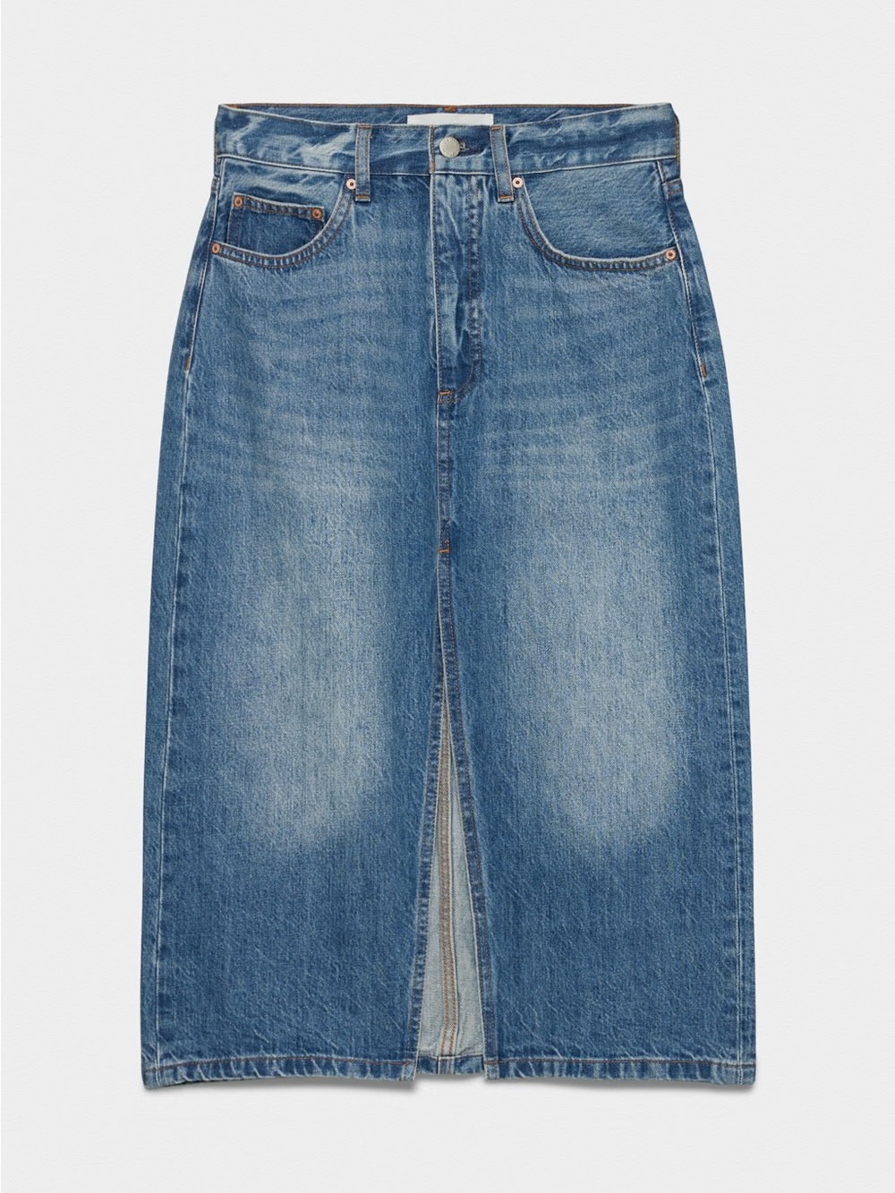 Denim Forum The '90s Halle Denim Skirt. Size 24